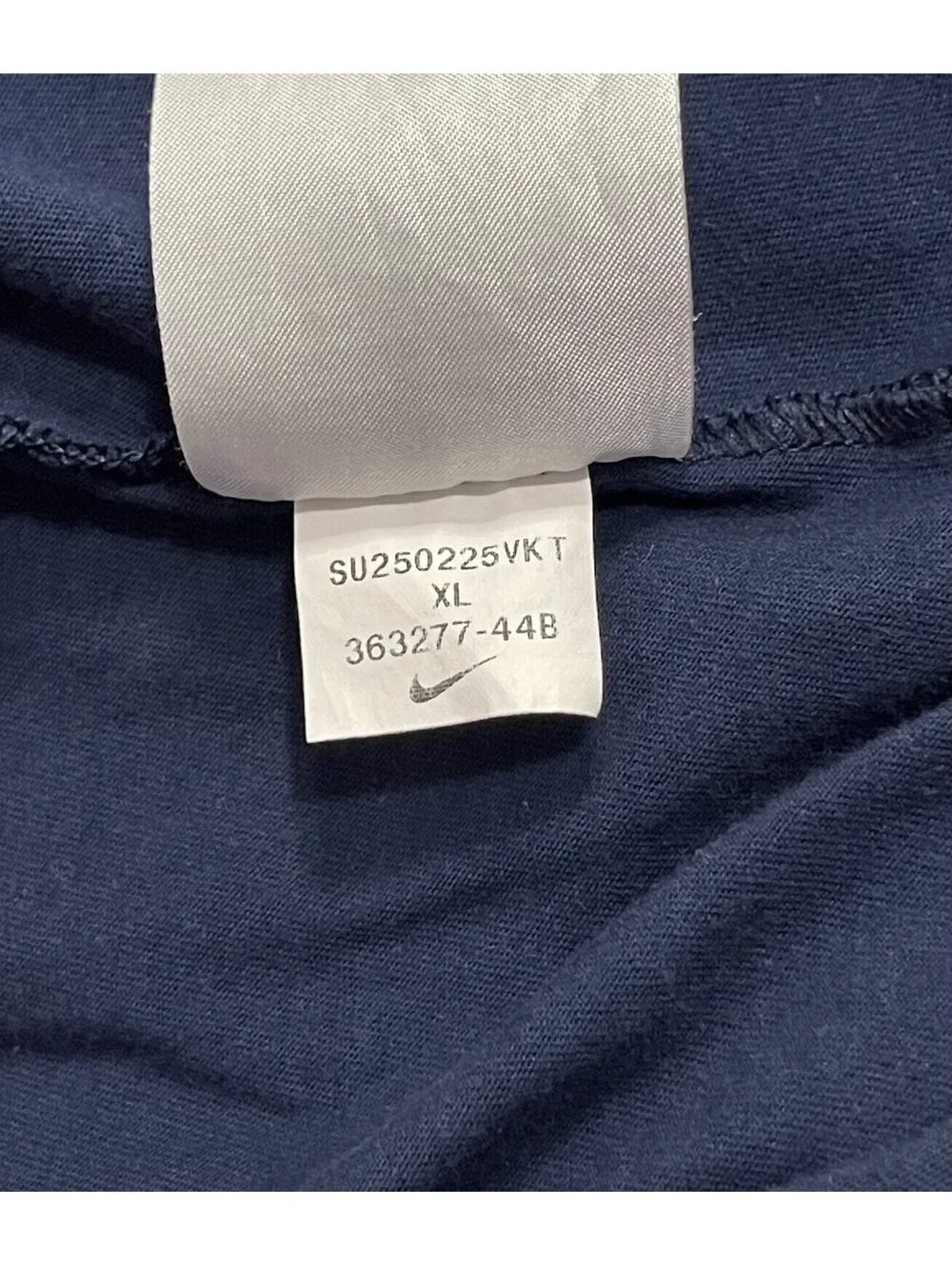 Nike Tee Navy Swoosh T-Shirt Men's XL